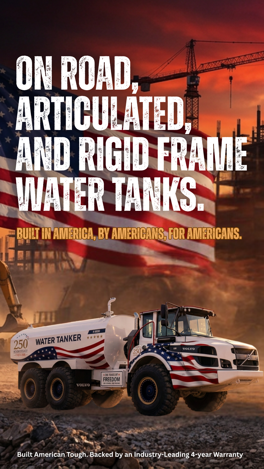 MOBILE Cinematic Patriotic Industrial Ad Poster